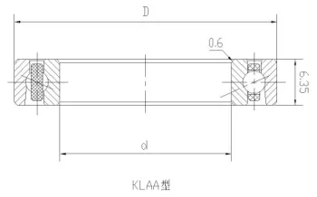 KLAA角接觸球薄壁軸承